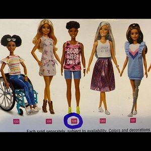New,just like me Barbie fashionista #128